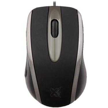 Imagem de Mouse Maxprint Techzone, Preto/Cinza - 6013930