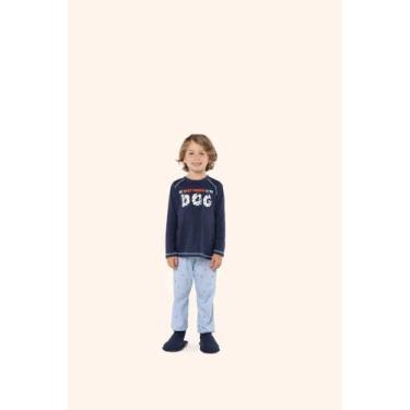 Imagem de Pijama Manga Longa Masculino Infantil Dálmata em Algodão - Lua Encanta