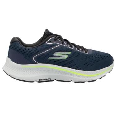 Imagem de Tênis masculino skechers go run consistent 2.0 220865, Marinho, Cinza,
