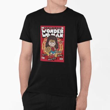 Imagem de Camiseta Poster Pop Style Inspiração MULHER MARAVILHA Estampa DTF 100%