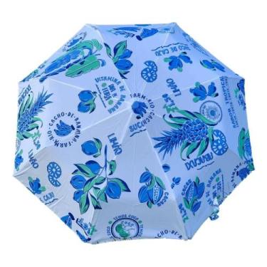 Imagem de Sombrinha feminina farm chua suco de fruta 71011660, Branco off, Azul,