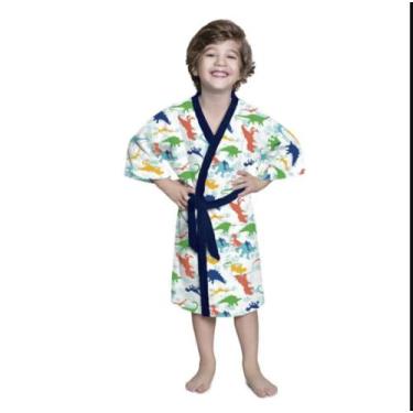 Imagem de Roupão Infantil Felpudo Atoalhado Estampado Menino Menina - Lepper, PP