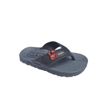 Imagem de Chinelo Infantil Masculino Danper 6317, Preto preto, 27/28