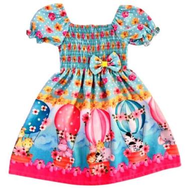 Imagem de Vestido Infantil Elegance Safari - NALU_KIDS, M, Rosa