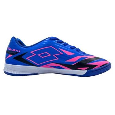 Imagem de Chuteira Futsal Lotto Solista Fulmine, Azul, 39