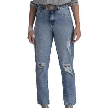 Imagem de Calça Infantil Jeans Rasgada Bobby Lulu, 20, Jeans