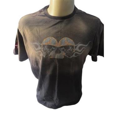 Imagem de Camisa Vasco Penalty Artigo De Passeio Caveira Estilo Fjv, Preto, P