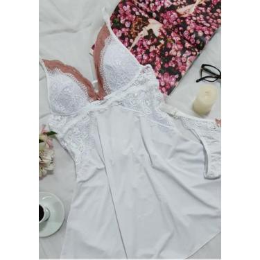 Imagem de Camisola Com Bojo Removível, Sem Aro  Ref.: 22017 - Intima Passion Lin