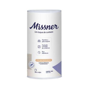 Imagem de Fita Cirúrgica Hipoalérgica Microporosa Bege - Missner, 10cmx4,5m