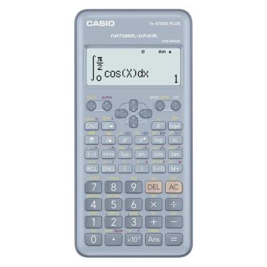 Imagem de Calculadora Científica Casio FX-570ES PLUS-2BU Visor Natural Textbook Display 12 Dígitos Cinza