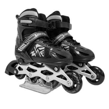 Imagem de Patins Inline Infantil com LED Rodas Luminosas que Brilham Regulável e