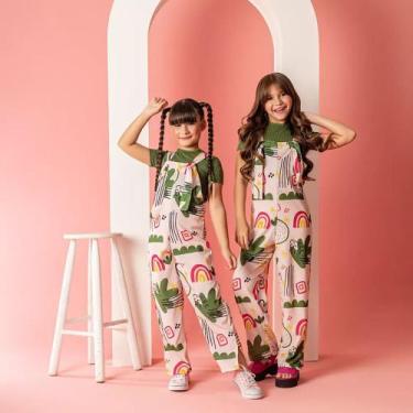Imagem de Macacão Infantil Feminino - Moda Kalupe Kids