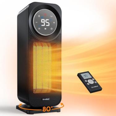 Imagem de Aquecedor Elétrico GiveBest 1500W com Painel Touch e Controle Remoto