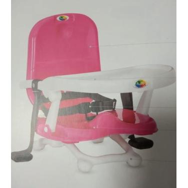 Imagem de Cadeira Alimentação Portátil Papinha Rosa Tutti Baby
