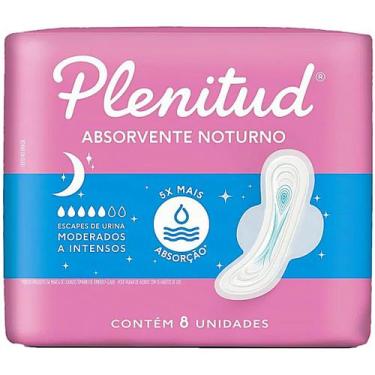 Imagem de Absorvente Feminino Plenitud Femme Noturno Moderado 8 unidades