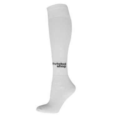 Imagem de Meiáo Futebol Shop Juvenil - 33/38, Branco