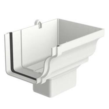 Imagem de Bocal Direito Retangular Aquapluv Style Branco - 32029884 - Tigre Boca