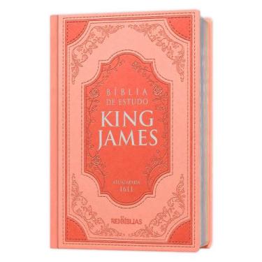 Imagem de Bíblia Sagrada De Estudo King James 1611 - Tradicional Rosê - Capa Dur