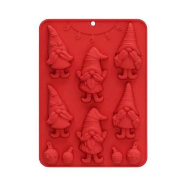 Imagem de Molde De Silicone 3D De Natal Para Chocolate, Gelatina, Sabonete, Sobr