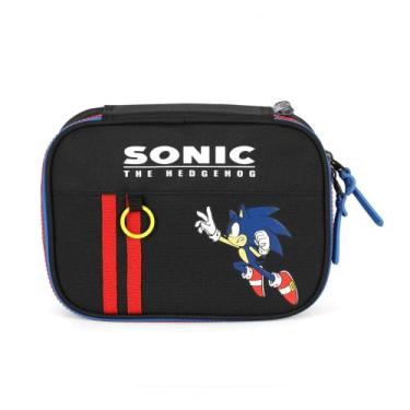 Imagem de Estojo Box Sonic Preto Luxcel ET49874SO Lançamento 2026