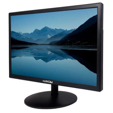 Imagem de Monitor 19 Hayom, 1440900, 75Hz, VGA/HDMI, Preto - MO6001