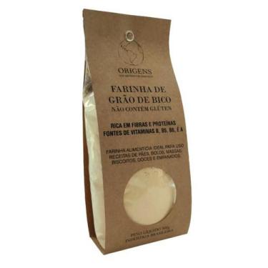 Imagem de Farinha de Grão de Bico Sem Glúten Origens 500g