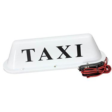 Imagem de Kesoto Placa de LED para teto de cabine de táxi para carro - branca