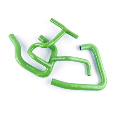 Imagem de LUXERAD Mangueira de radiador de silicone de desempenho de 3 camadas 4,5 mm para AUSTIN/ROVER MINI COOPER S MPI 1275/1.3L 1997-2001 (verde)
