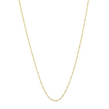 Imagem de Gargantilha folheada a ouro fio torcido - 531153 - Rommanel Tamanho:42