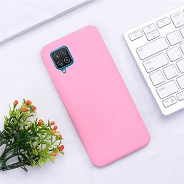 Imagem de Capa de telefone de silicone macio cor fashion para samsung galaxy a22 a52 a52s m32 a32 5g 4g a12 m12 m21 m31 a02 a02s a11 m11 a10 a41 capa protetora, a04, para samsung a22 4g