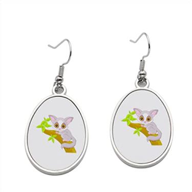 Imagem de Brinco divertido de galago, zoológico, brincos pendurados para meninas, presente de festa de aniversário dos namorados