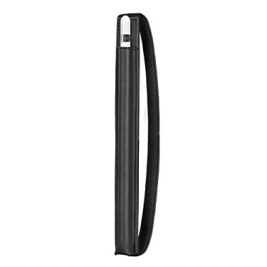 Imagem de Doormoon Porta-lápis para iPad 2018/Air/9.7/Pro 9.7/10.5/12.9, bolsa de bolso removível para Apple Pencil 2ª geração (preto)
