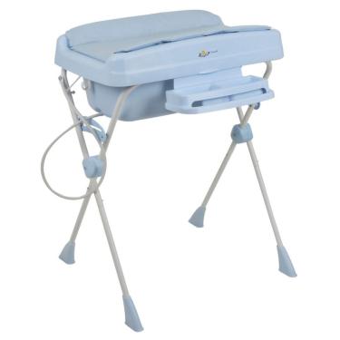Imagem de Banheira de Bebe Portatil Burigotto Millenia+ Baby Blue Azul