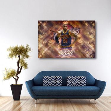Imagem de Quadro decorativo Cavs LeBron James Tela em Tecido