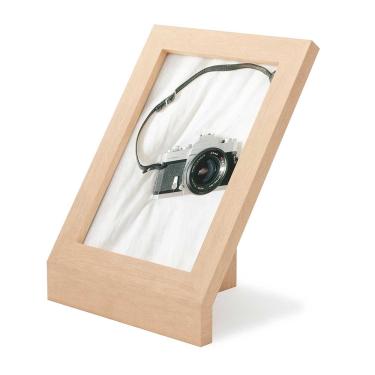 Imagem de Porta Retrato Podium 14X18 cm Madeira Natural Umbra