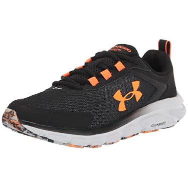 Imagem de Under Armour Tênis de corrida masculino Charged Assert 9 Marble, Preto (002)/Laranja (Blaze Orange), 43