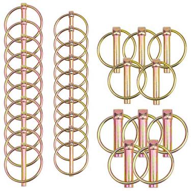 Imagem de Conjunto de 30 peças de pinos de elos resistentes da Favordrory para trator de reboque de canoa de barco Kayak