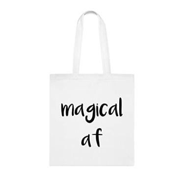 Imagem de Sacola mágica Af, presente mágico Af, bolsa de ombro mágica Af, sacos reutilizáveis mágicos Af, ideia de presente de cesta de Natal de aniversário, presente para ela, presente para