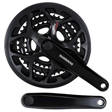 Imagem de Shimano Tourney A073 7/8 velocidades 170 mm 30/39/50 t manivela quadrada com canalete