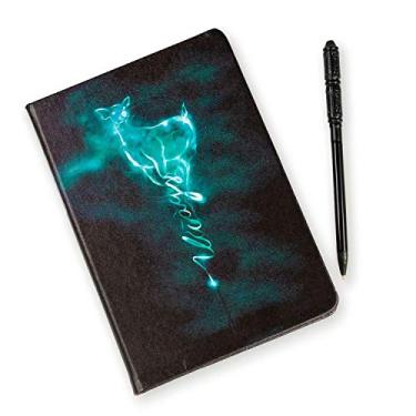 Imagem de Harry Potter Always Patronus Journal Diary with Severous Snape Wand Réplica Caneta - 192 páginas pautadas - Presente de livro e filme para crianças, meninas, meninos, adolescentes, adultos - 21,6 cm x