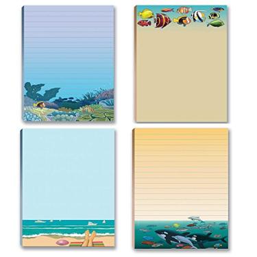 Imagem de Beach & Ocean Theme Pads - 4 blocos sortidos