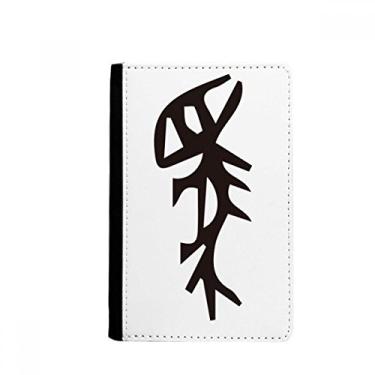 Imagem de Inscrição óssea sobrenome personagem Ma porta-passaporte notecase burse carteira capa porta-cartão, Multicolor