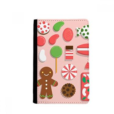 Imagem de Feliz Natal infância presente padrão porta passaporte notecase burse carteira capa cartão bolsa, Multicolor