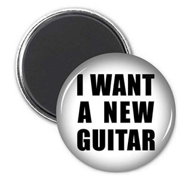 Imagem de I Want A New Guitar Geladeira Ímã Adesivo Decoração Emblema Presente