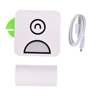 Imagem de DOYING Impressora térmica de bolso Impressora BT sem fio de 58 mm 300 dpi com 1 rolo de papel térmico para impressão de listas de etiquetas Fotos Criando diários Planejador de conta manual compatível