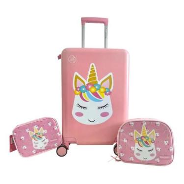 Kit Mochila Escolar Infantil LOL BFFS 4 Eva Com Rodinhas - Luxcel