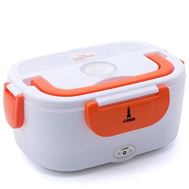 Imagem de Marmita Elétrica Lancheira Aquecedor de Alimentos 110V 220V 12V Portátil Laranja GT6010 Lorben