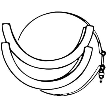 Imagem de Kit de anel e braçadeira Dometic para vaso sanitário série 140