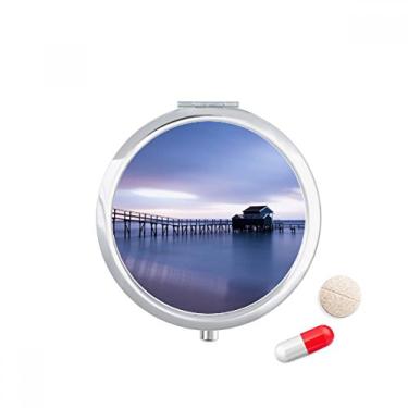 Imagem de Ocean House Caixa de armazenamento de medicamentos com imagem de natureza e ciência da água