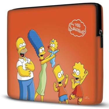 Imagem de Capa para Notebook Simpsons Laranja 15.6 A 17 Polegadas-Unissex